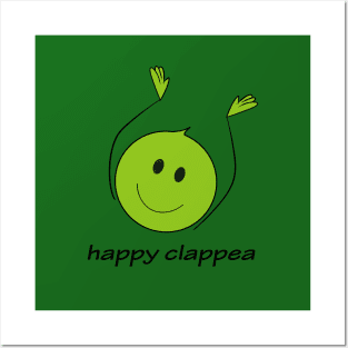 Happy clappea Posters and Art